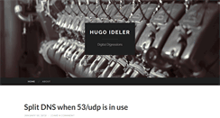 Desktop Screenshot of hugoideler.com